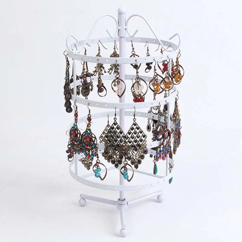 Fashion Four-storey Metal Rotating Earring Display Jewelry Display Shelf Earring Holder Jewelry Organizer Earrings Display Stand
Fashion Four-storey Metal Rotating Earring Display Jewelry Display Shelf Earring Holder Jewelry Organizer Earrings Display Stand