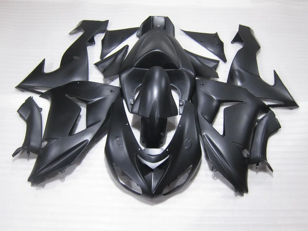 ABS plastic Fairing kit for Kawasaki ZX10R 2006 2007 all matte black aftermarket NINJA ZX 10R 06 07 fairings set YH23
ABS plastic Fairing kit for Kawasaki ZX10R 2006 2007 all matte black aftermarket NINJA ZX 10R 06 07 fairings set YH23