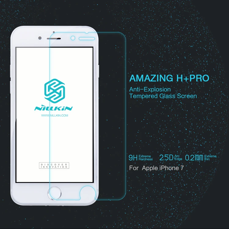 For Apple iphone 7 Tempered Glass Nillkin H+ Pro 2.5D Round Edge Tempered Glass Screen Protector for Apple iphone7 4.7 inch
For Apple iphone 7 Tempered Glass Nillkin H+ Pro 2.5D Round Edge Tempered Glass Screen Protector for Apple iphone7 4.7 inch