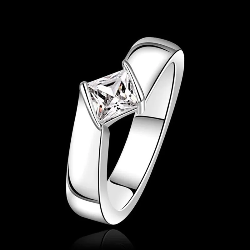 Посеребренная кольцо стерлингового серебра Jewelry Кольцо заводские цены моды
