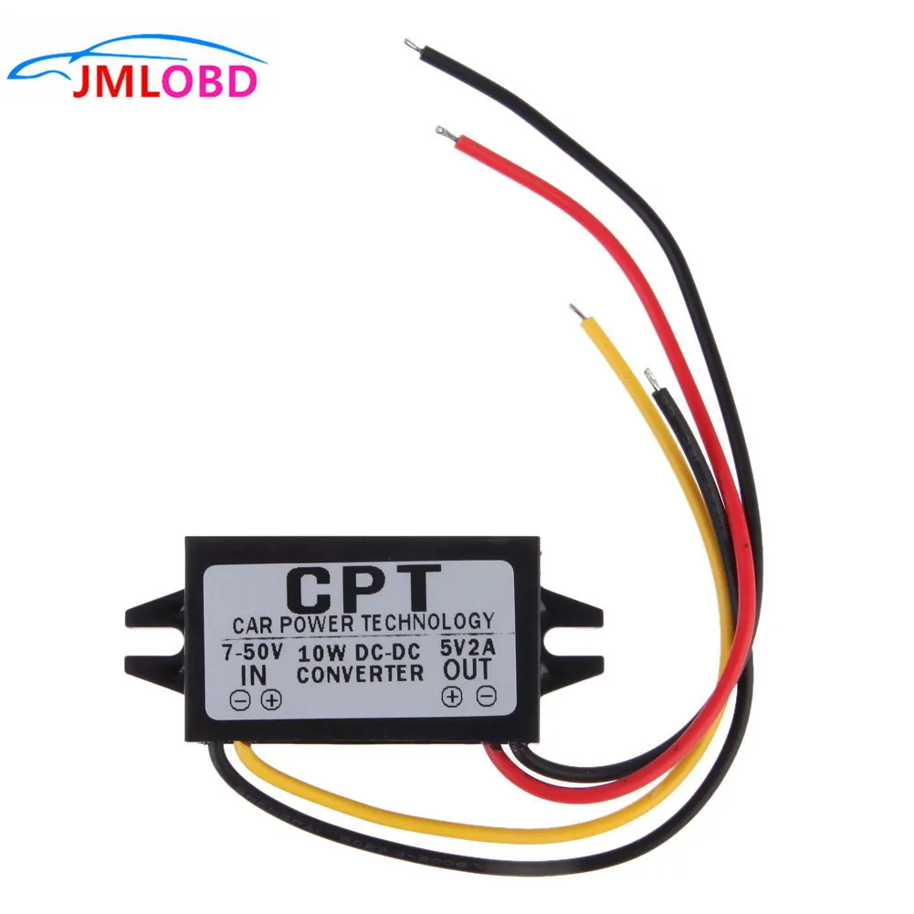 5.5*2.5 DC 5V Car Charger Male Converter CPT Car Power Step Down Regulator Non-isolated Buck Module Power Converter
5.5*2.5 DC 5V Car Charger Male Converter CPT Car Power Step Down Regulator Non-isolated Buck Module Power Converter