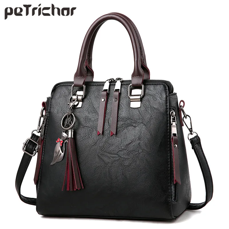 Fashion Tassel Shoulder Bag Women High Quality Leather Female Crossbody Messenger Bags Sac Ladies Tote Bolsa Women's Handbag
Fashion Tassel Shoulder Bag Women High Quality Leather Female Crossbody Messenger Bags Sac Ladies Tote Bolsa Women's Handbag