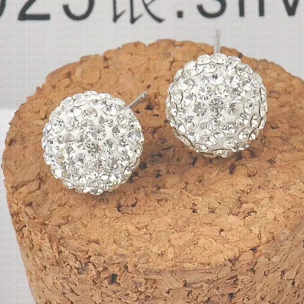 white 12mm 925 Silver jewelry hook beads ball crystal 925 Sterling Silver earrings fashion 925 Silver studs earrings
white 12mm 925 Silver jewelry hook beads ball crystal 925 Sterling Silver earrings fashion 925 Silver studs earrings