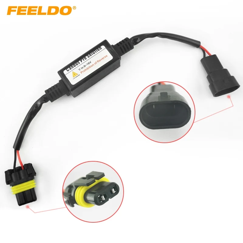 FEELDO 1PC Car Warning Canceller Capacitor Error Free Load Resistor LED Canbus Decoder for 9006 Fog light
FEELDO 1PC Car Warning Canceller Capacitor Error Free Load Resistor LED Canbus Decoder for 9006 Fog light