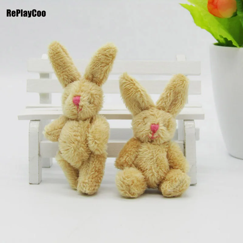 10Pcs/Lot Mini rabbit Stuffed Plush Toys 8cm Small brown rabbit with pink nose Stuffed Toys Pendant Kids Birthday Gift 02402
10Pcs/Lot Mini rabbit Stuffed Plush Toys 8cm Small brown rabbit with pink nose Stuffed Toys Pendant Kids Birthday Gift 02402