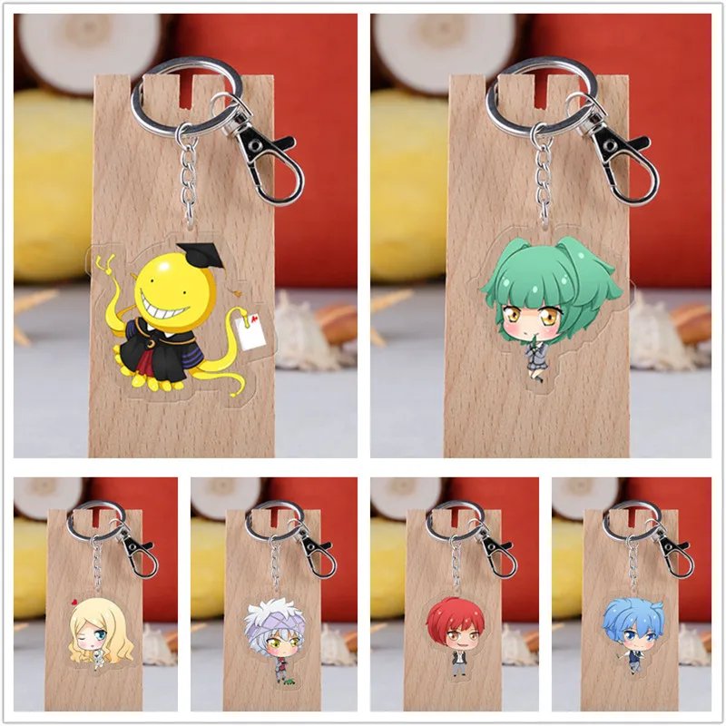 10 pcs/lot Anime Assassination Classroom Acrylic Keychain Toy Figure Korosensei Bag Pendant Double sided Key Ring Gifts
10 pcs/lot Anime Assassination Classroom Acrylic Keychain Toy Figure Korosensei Bag Pendant Double sided Key Ring Gifts