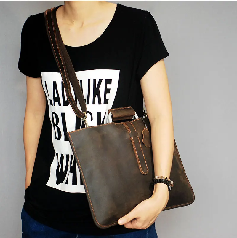 Genuine Leather Oil Mens Bags Men's Briefcase Laptop crazy-horse leather Messenger Business Gift for Boyfriend Handmade Tote Bag
Genuine Leather Oil Mens Bags Men's Briefcase Laptop crazy-horse leather Messenger Business Gift for Boyfriend Handmade Tote Bag