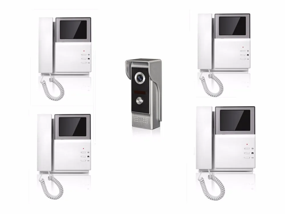 4.3 Inch Handheld TFT Monitor 1v4 Two Way Intercom Video Door Phone XSL-43E165-M
4.3 Inch Handheld TFT Monitor 1v4 Two Way Intercom Video Door Phone XSL-43E165-M