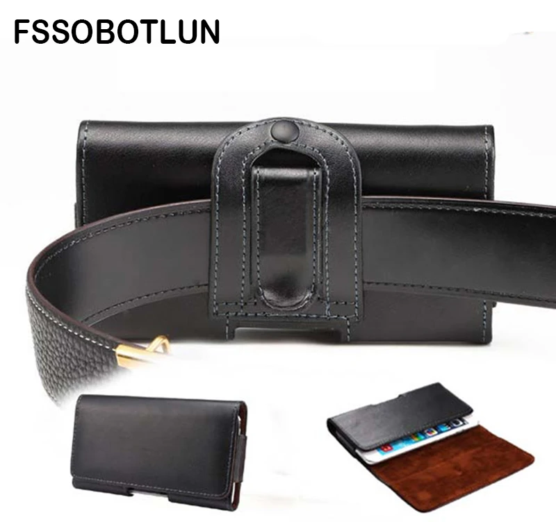 

FSSOBOTLUN,For Elephone P20/R9/S3/S3 Lite/S7/S7 Mini/S7 Treasure Edition/S8Phone Holsters Cover Leather Case Clip Belt Pouch Bag