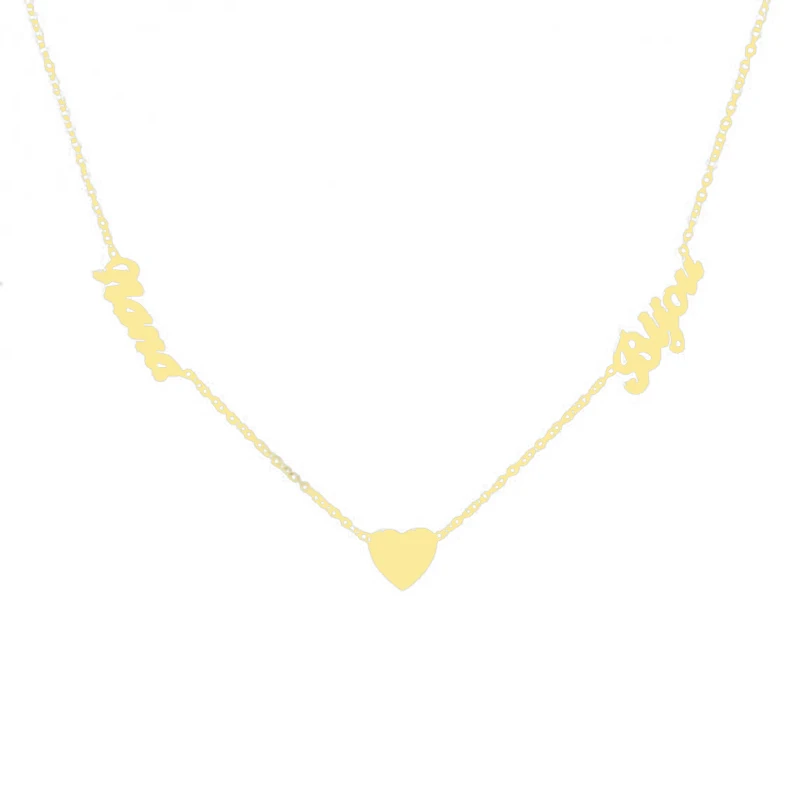 Double Names Heart BFF Necklaces For Women Custom Jewelry Personalized Long Chain Jewelry Wedding Gift Collar Mujer
Double Names Heart BFF Necklaces For Women Custom Jewelry Personalized Long Chain Jewelry Wedding Gift Collar Mujer