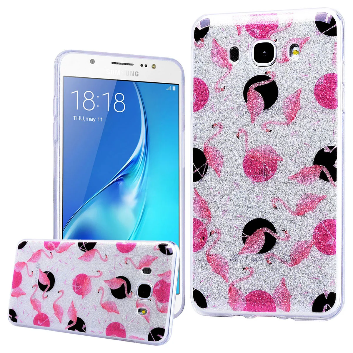 GrandEver мягкий чехол для Samsung J5 2016 Bling Tiger Flamingo Flower Tower Galaxy мягкие чехлы|case for samsung|case