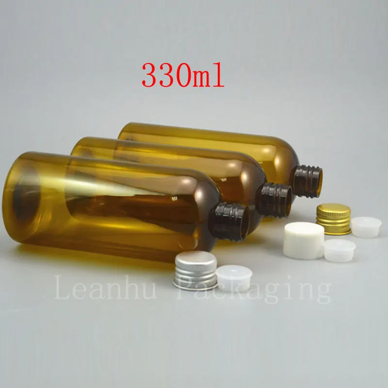 330ml x 20 empty dark green PET cosmetic bottle with white plastic silver / gold aluminum screw cap 330cc shampoo container
330ml x 20 empty dark green PET cosmetic bottle with white plastic silver / gold aluminum screw cap 330cc shampoo container