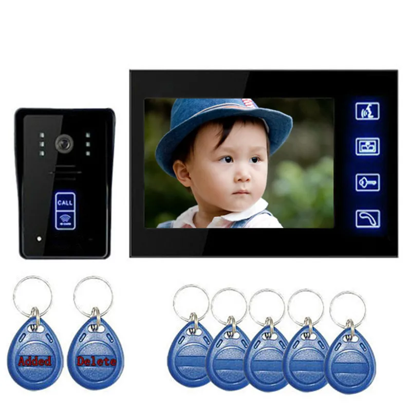 Hands-Free 7 Inch Wired Color Video Door Phone System With IR Night Version Camera
Hands-Free 7 Inch Wired Color Video Door Phone System With IR Night Version Camera