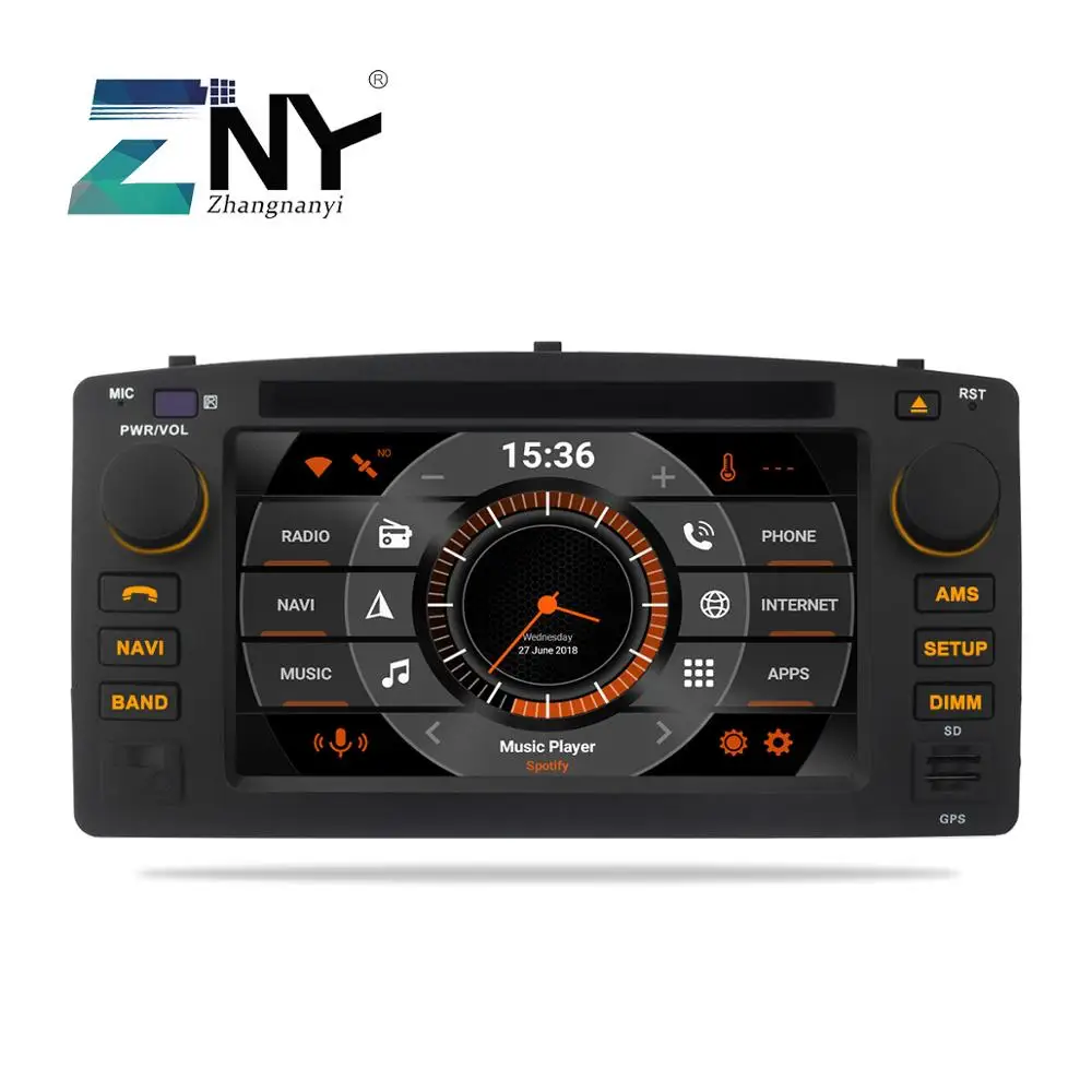 6 2 "Android 10 автомобильный DVD для Corolla E120 BYD F3 In Dash два Din Авто Радио FM RDS GPS навигация