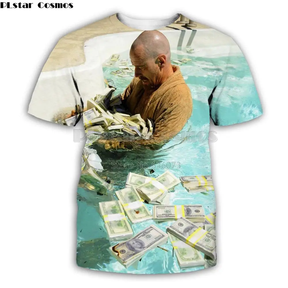 PLstar Cosmos 2019 New Fashion Men t shirt Breaking Bad Heisenberg 3D Print Unisex T shirts streetwear summer Cool t-shirt HY897
PLstar Cosmos 2019 New Fashion Men t shirt Breaking Bad Heisenberg 3D Print Unisex T shirts streetwear summer Cool t-shirt HY897