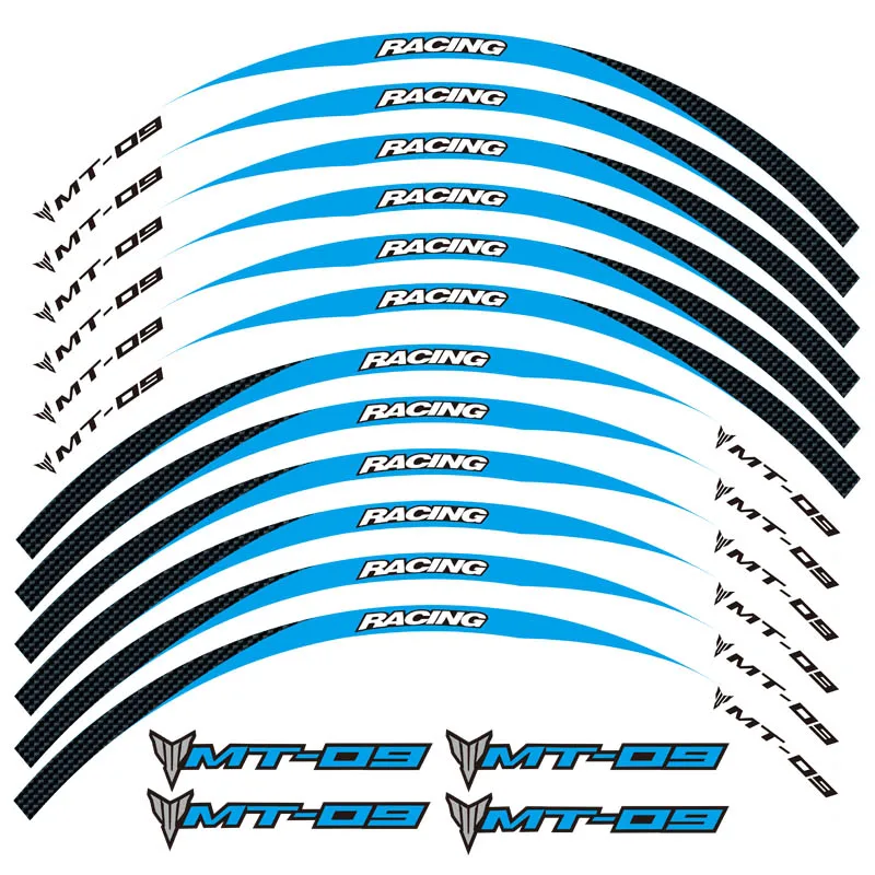 High quality Motorcycle 17 inch Tire For YAMAHA MT-09 reflective sticker 1set front&Rear Edge Outer Rim Sticker Wheel Decals
High quality Motorcycle 17 inch Tire For YAMAHA MT-09 reflective sticker 1set front&Rear Edge Outer Rim Sticker Wheel Decals