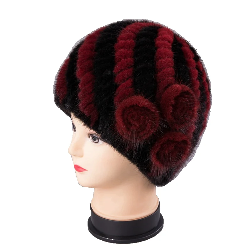 Handmade Women Real Knitted Mink Fur Skullies Beanies Hats Winter Lady Lining Caps Fashion Headgear LF5174
Handmade Women Real Knitted Mink Fur Skullies Beanies Hats Winter Lady Lining Caps Fashion Headgear LF5174