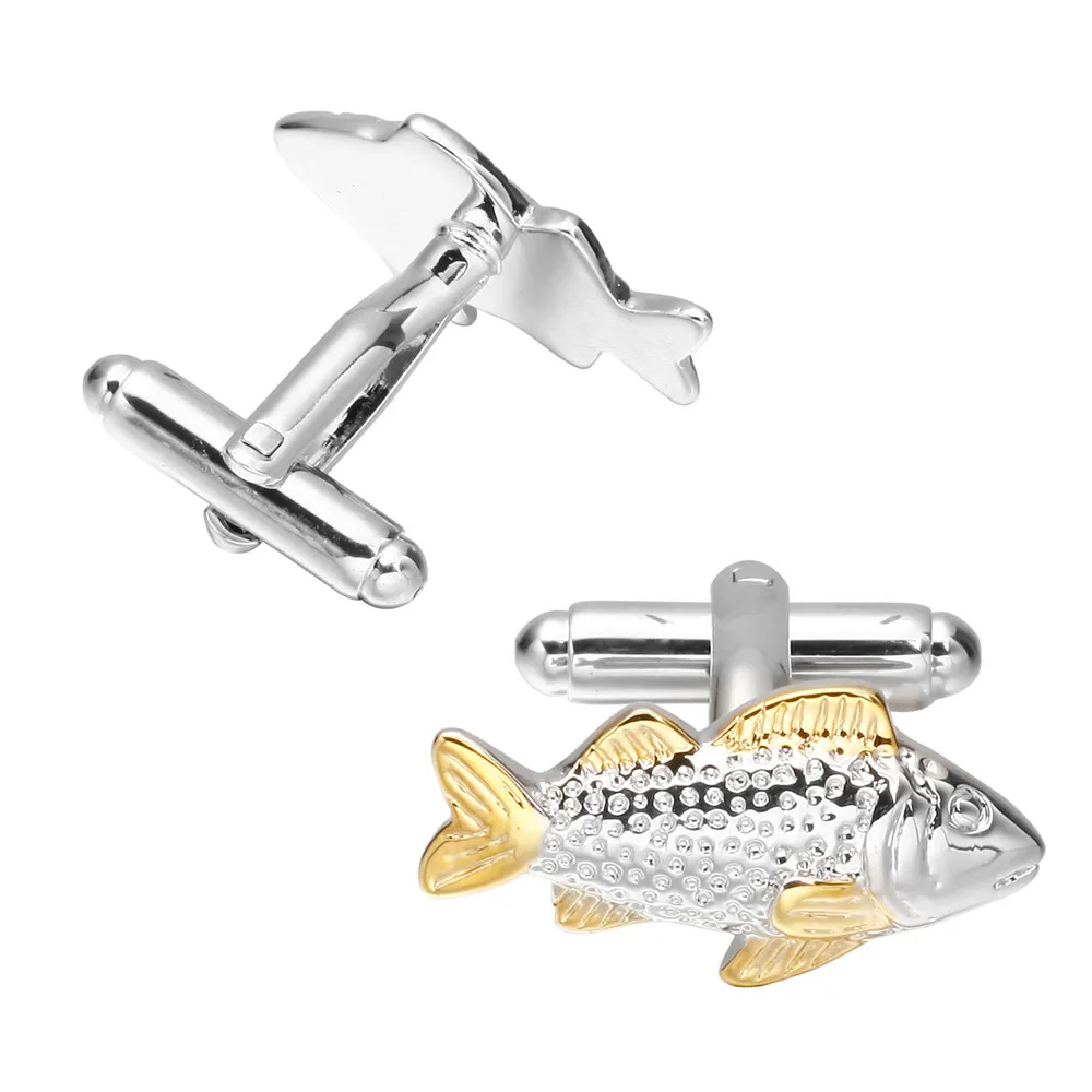 MeMolissa Display Box Cufflinks Classic Animal Cufflinks Silver with Gold Fish Design Business Cufflinks Free Tag & Wipe Cloth
MeMolissa Display Box Cufflinks Classic Animal Cufflinks Silver with Gold Fish Design Business Cufflinks Free Tag & Wipe Cloth