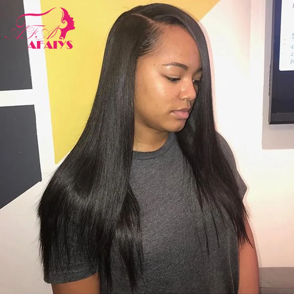 AFAIYS 110% Density 13x6 Lace Front Human Hair Wigs Malaysian Straight Remy Hair pre-plucked with Baby Hair Human Hair Wigs
AFAIYS 110% Density 13x6 Lace Front Human Hair Wigs Malaysian Straight Remy Hair pre-plucked with Baby Hair Human Hair Wigs