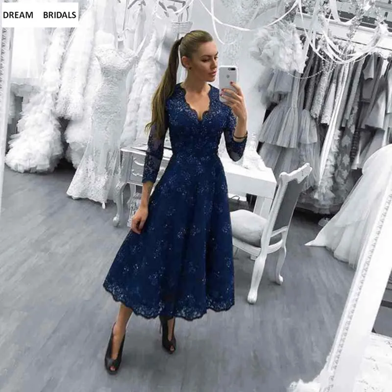 Muslim Three Quarter Lace Mother of the Bride Dresses Plus Size Middle East Women Navy Blue Dress Bride 2019 New
Muslim Three Quarter Lace Mother of the Bride Dresses Plus Size Middle East Women Navy Blue Dress Bride 2019 New