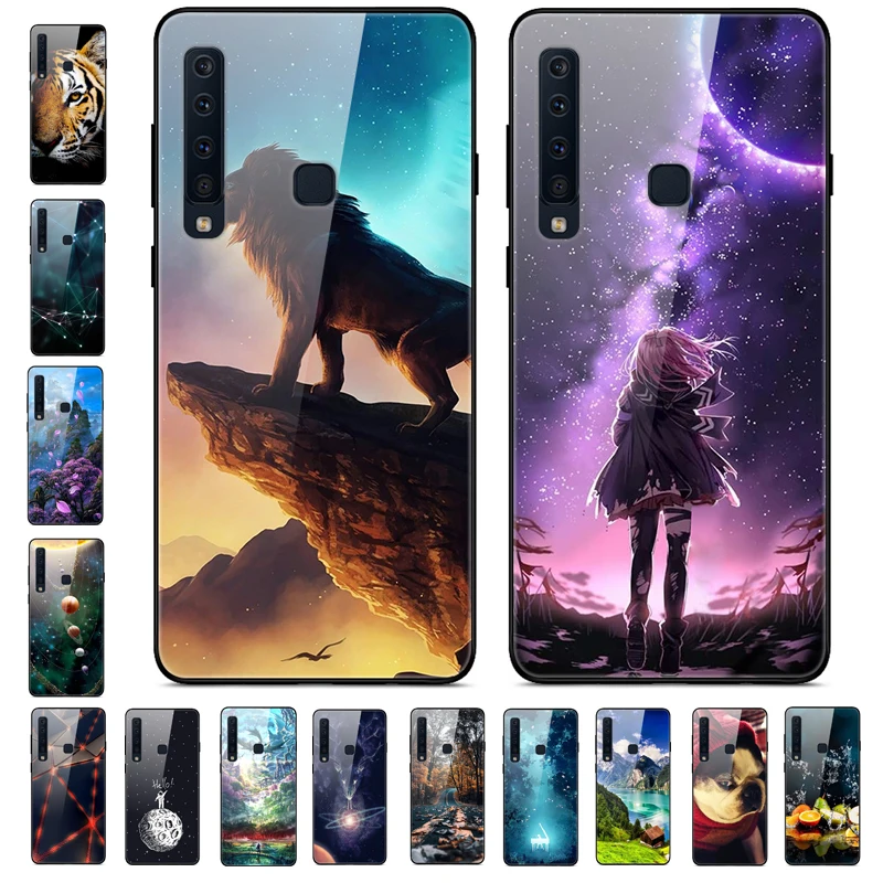 6 3 ''для samsung A9 2018 чехол стекло жесткие телефонные чехлы для Galaxy A 9 9A A9S A920