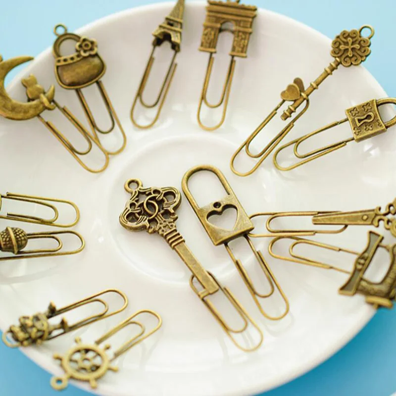 10 Piece/lot Cute Metal Bookmark Vintage Key Bookmarks Paper Clip For Book Stationery Free Shipping School Office Book Marks
10 Piece/lot Cute Metal Bookmark Vintage Key Bookmarks Paper Clip For Book Stationery Free Shipping School Office Book Marks