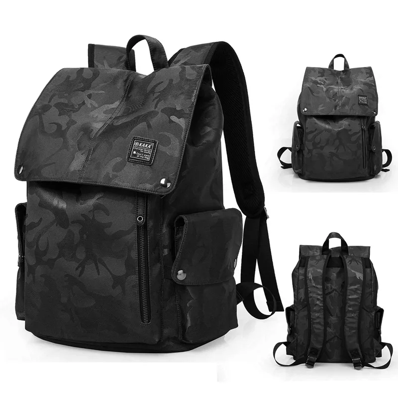 2209 Wholesale 2017 new Spring and Summer Man Casual Backpack Wave packet Multi-function Oxford Backpack