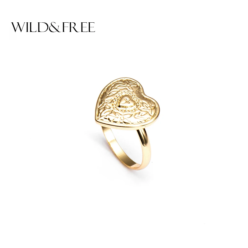 New Gold Color Silver Color Heart Rings For Women Girls Romantic Bohemian Finger Heart Ring Wedding Jewelry Wholesale
New Gold Color Silver Color Heart Rings For Women Girls Romantic Bohemian Finger Heart Ring Wedding Jewelry Wholesale