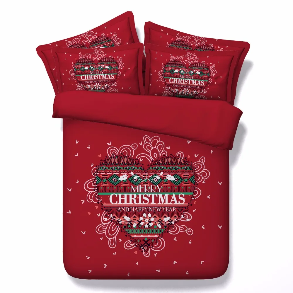Free shipping 100%cotton 4pcs red heart christmas bedding set twin/full/queen/king/super king size home textile
Free shipping 100%cotton 4pcs red heart christmas bedding set twin/full/queen/king/super king size home textile