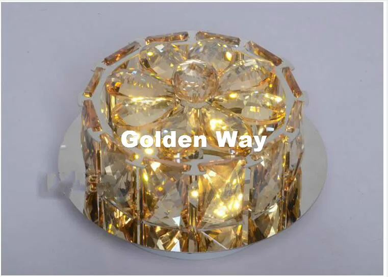 D18cm Champagne Color LED 9W Crystal Ceiling Lamp living Room Lamp LED Ceiling Bedroom Restaurant Corridor lighting AC110-240V
D18cm Champagne Color LED 9W Crystal Ceiling Lamp living Room Lamp LED Ceiling Bedroom Restaurant Corridor lighting AC110-240V
