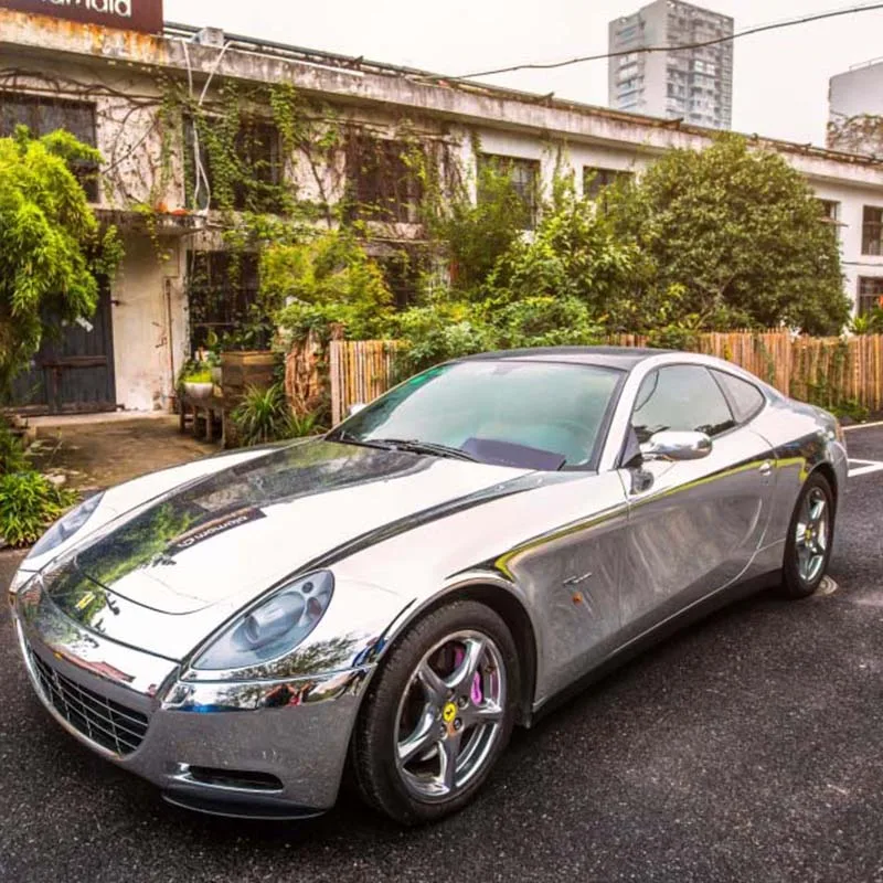 TSAUTOP 1.52x18m Rohs certification air bubbles free silver High Stretchable Mirror Chrome car vinyl wrap
TSAUTOP 1.52x18m Rohs certification air bubbles free silver High Stretchable Mirror Chrome car vinyl wrap