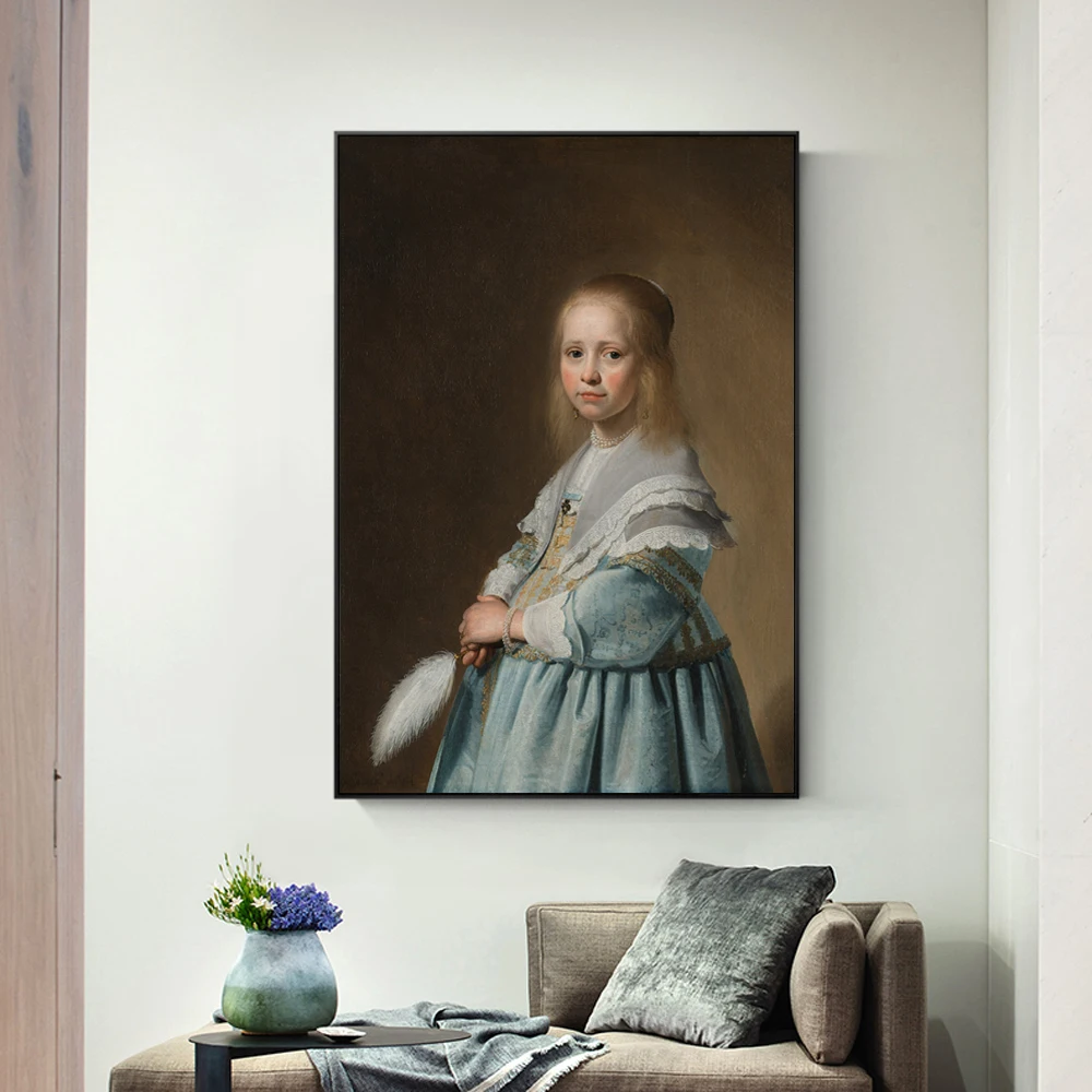 Portrait Of A Girl Dressed In Blue Canvas Art Wall Paintings By Johannes Dutch Golden Age Art Prints For Living Room
Portrait Of A Girl Dressed In Blue Canvas Art Wall Paintings By Johannes Dutch Golden Age Art Prints For Living Room