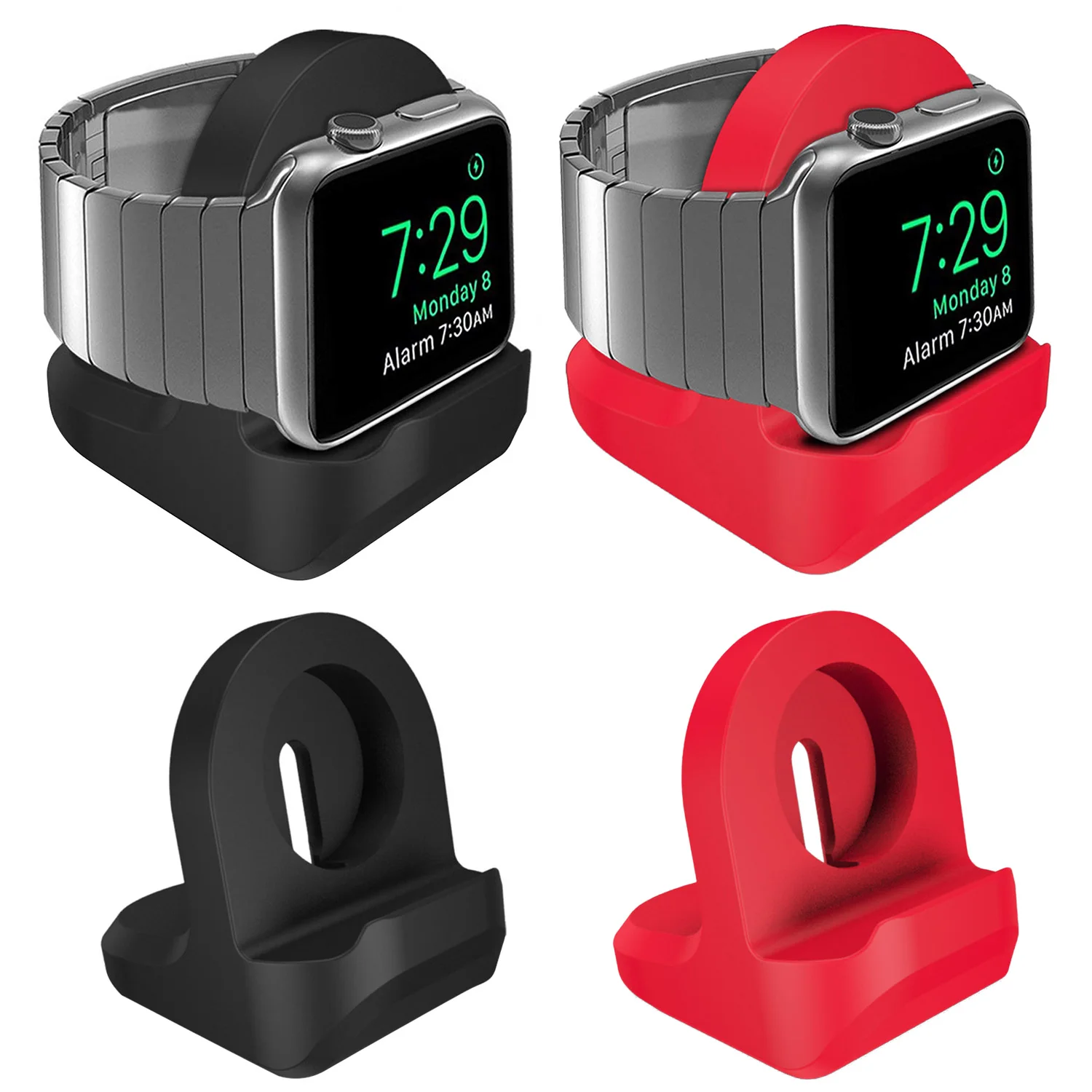 Besegad Non-slip Soft Silicone Charging Stand Holder Dock Smartwatch Accessories for Apple Watch iWatch Series 1 2 3 4 Gadgets
Besegad Non-slip Soft Silicone Charging Stand Holder Dock Smartwatch Accessories for Apple Watch iWatch Series 1 2 3 4 Gadgets