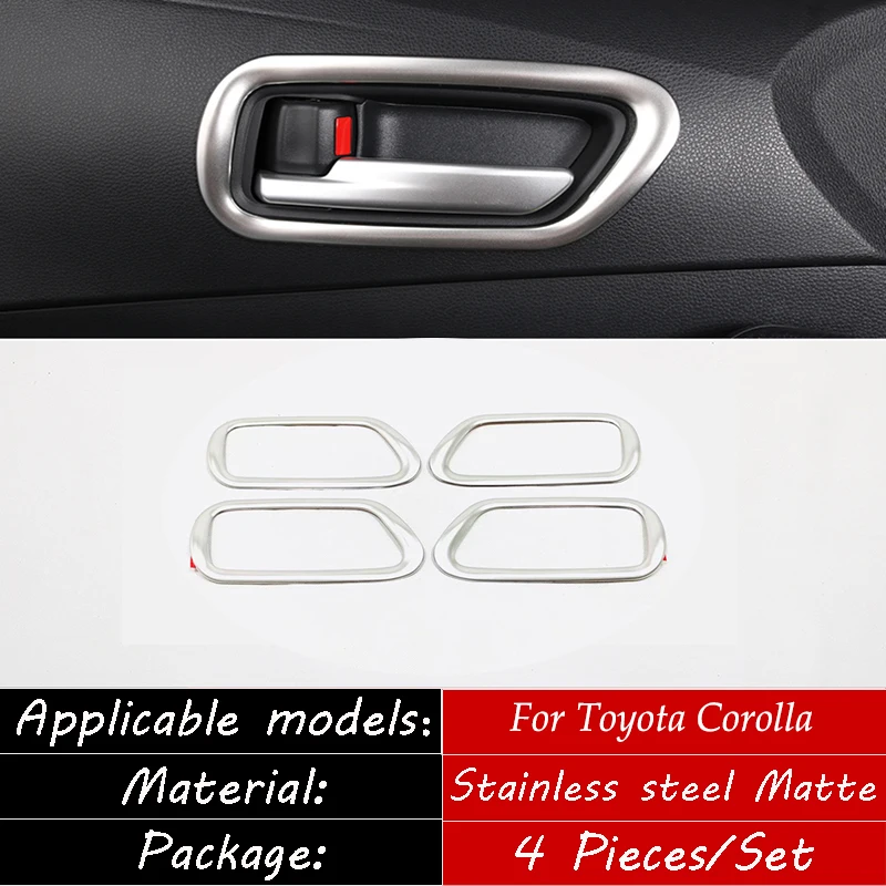 20192020 Car Inner Door Bowl Protector Frame Styling Cover Trim Stainless Steel 4pcs for Toyota Corolla Car Interior Accessories
20192020 Car Inner Door Bowl Protector Frame Styling Cover Trim Stainless Steel 4pcs for Toyota Corolla Car Interior Accessories