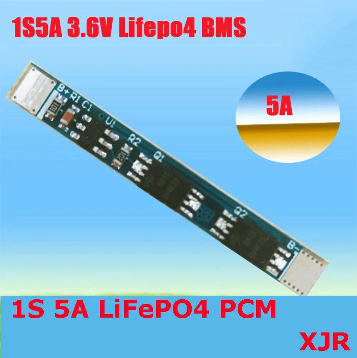 1S 5A 3 6 V LiFePO4 BMS/PCM/PCB Защитная печатная плата аккумулятора для 1 упаковки 18650