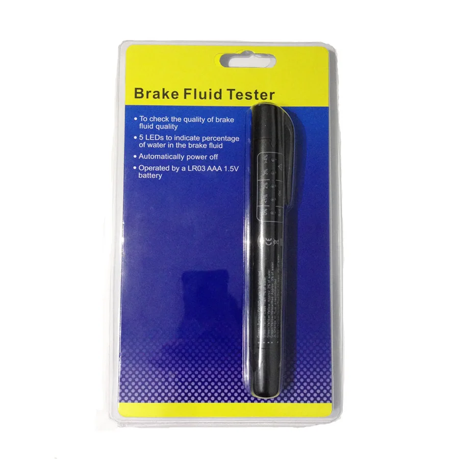 Brake Fluid Tester 5 LED Car Vehicle Auto Automotive Testing Tool for Car Fluid Tester vehicle Tools
Brake Fluid Tester 5 LED Car Vehicle Auto Automotive Testing Tool for Car Fluid Tester vehicle Tools
