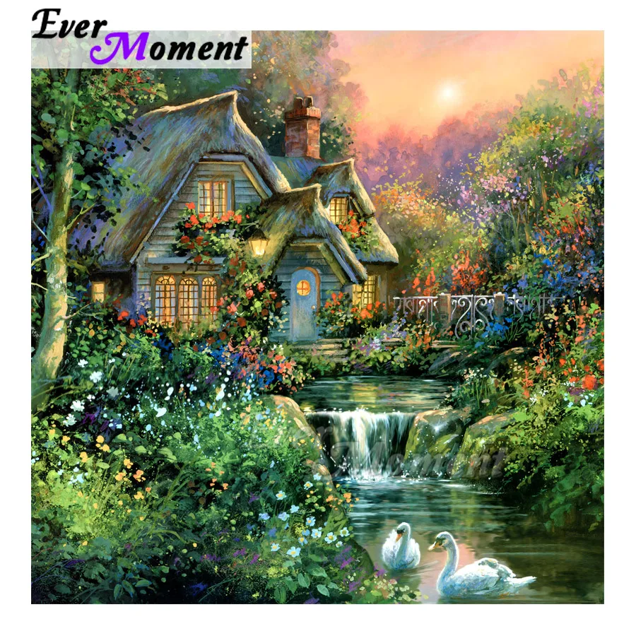 Ever Moment Diamond Painting Handmade Landscape House Water Swan Full Square 5D DIY Diamond Embroidery Diamond Embroidery 3F1001
Ever Moment Diamond Painting Handmade Landscape House Water Swan Full Square 5D DIY Diamond Embroidery Diamond Embroidery 3F1001