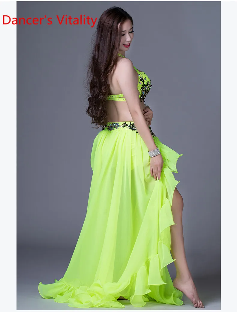Performance Belly Dance Suits Women Ballroom Dance Clothes 2pcs Bra and Skirt Girls Dance Set On Stage M, L For women
Performance Belly Dance Suits Women Ballroom Dance Clothes 2pcs Bra and Skirt Girls Dance Set On Stage M, L For women