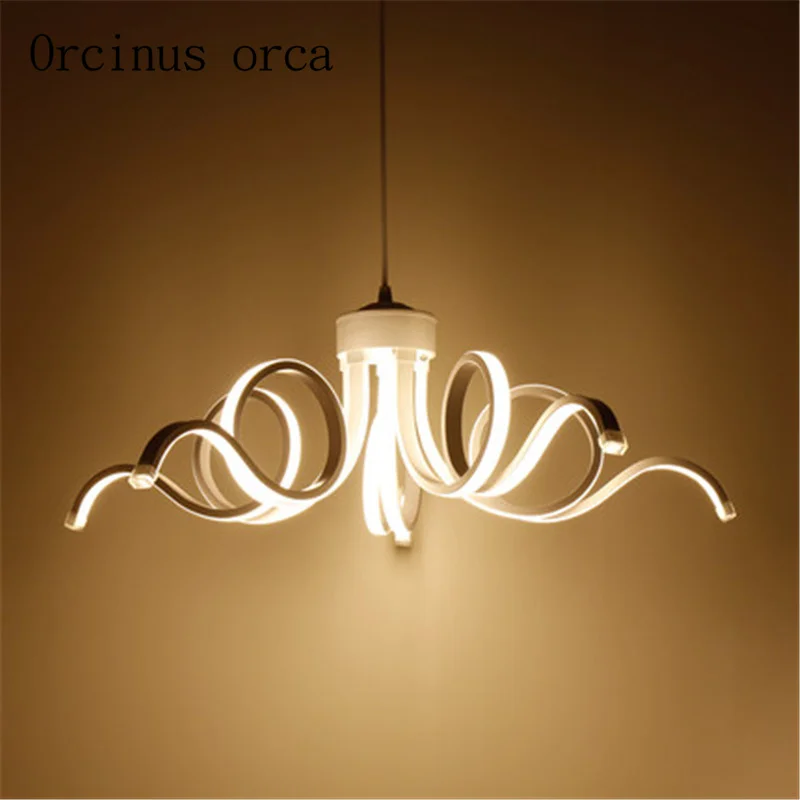 Simple living room personalized art chandelier LED lights Nordic modern restaurant lights free shipping
Simple living room personalized art chandelier LED lights Nordic modern restaurant lights free shipping