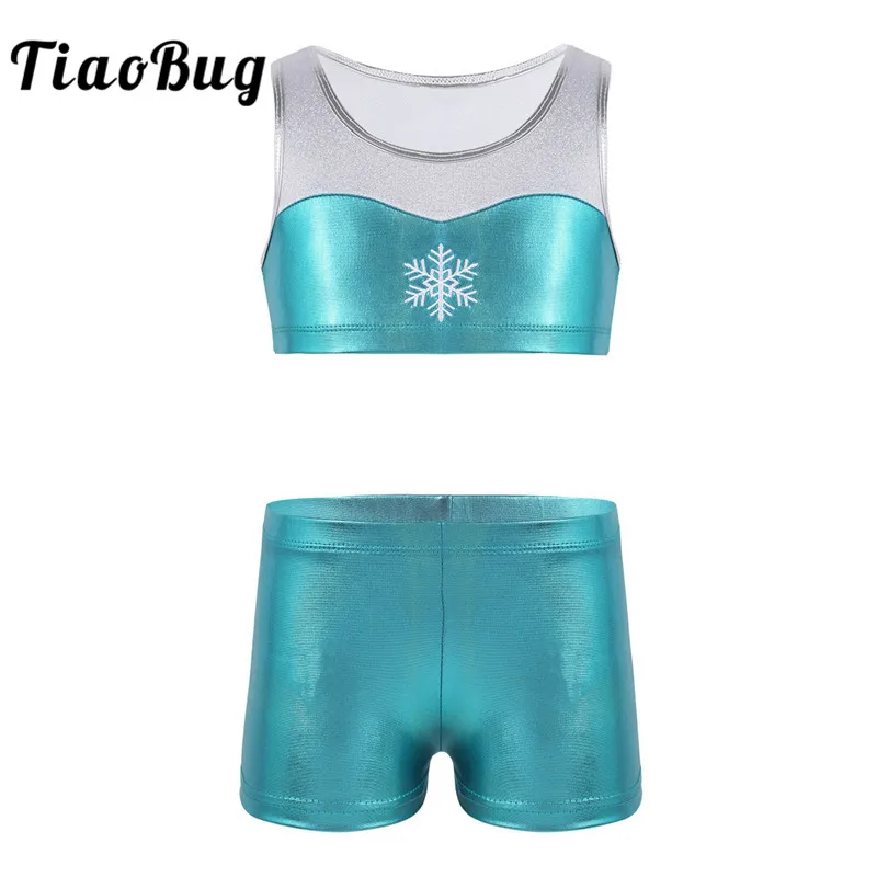 TiaoBug Girls Snowflake Embroidery Gymnastics Ballet Leotard Shorts Crop Top Set Sleeveless Tankini Kids Stage Dance Costume Set
TiaoBug Girls Snowflake Embroidery Gymnastics Ballet Leotard Shorts Crop Top Set Sleeveless Tankini Kids Stage Dance Costume Set