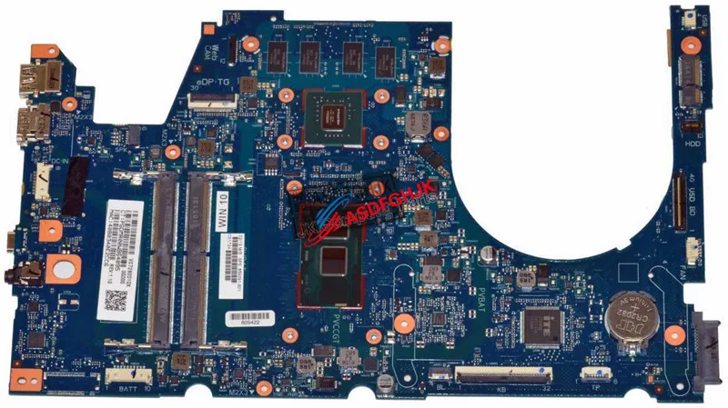 Оригинальный Для HP 17 U Материнская плата ноутбука 940MX/2GB с i7 7500U 2 7 ГГц Процессор 859291