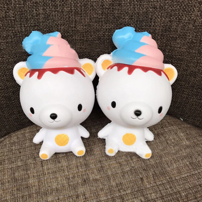14CM Ice Cream Bear Slow Rising Squishy Toy Cartoon Relieves Stress Toy Decompression Squeeze Toy for Children Adult Anxiety toy 
14CM Ice Cream Bear Slow Rising Squishy Toy Cartoon Relieves Stress Toy Decompression Squeeze Toy for Children Adult Anxiety toy