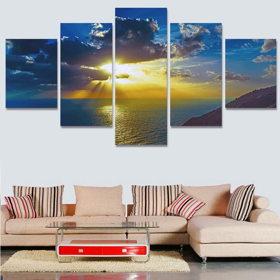 Abstract Wall Painting 5 Pcs Scenery Modular Pictures Home Decor Painting On The Wall Canvas Art Print Painting For Living Room
Abstract Wall Painting 5 Pcs Scenery Modular Pictures Home Decor Painting On The Wall Canvas Art Print Painting For Living Room