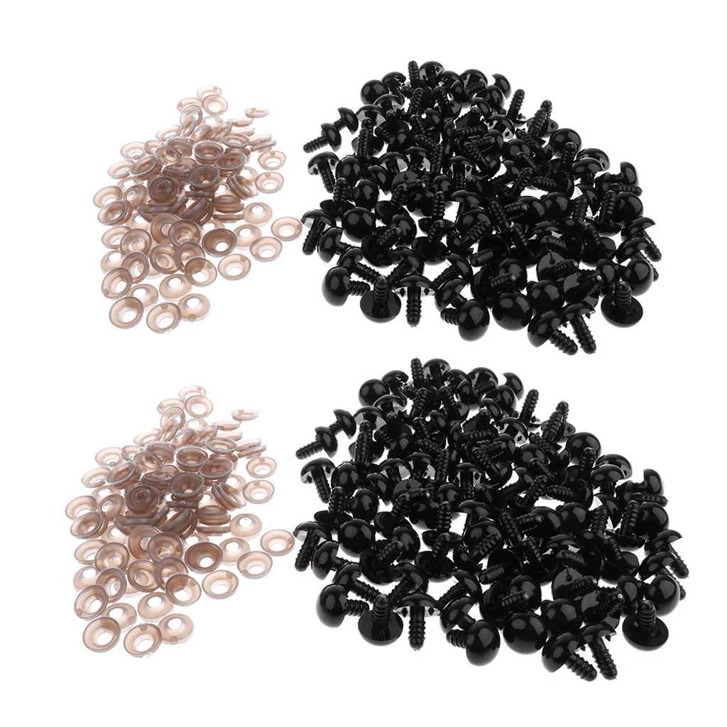 200pcs Black Plastic Safety Eyes for Teddy Bear Doll Puppet DIY Making Craft - 15mm 20mm
200pcs Black Plastic Safety Eyes for Teddy Bear Doll Puppet DIY Making Craft - 15mm 20mm