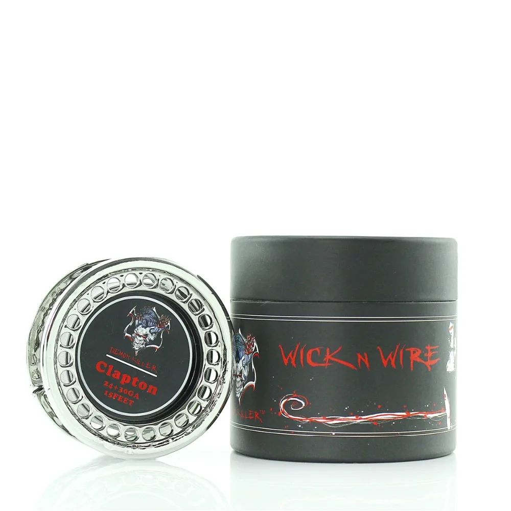 Original Demon Killer Clapton wire twisted alien fused clapton flat twisted mix twisted wire for DIY RDA RDTA tank Atomizer Coil
Original Demon Killer Clapton wire twisted alien fused clapton flat twisted mix twisted wire for DIY RDA RDTA tank Atomizer Coil