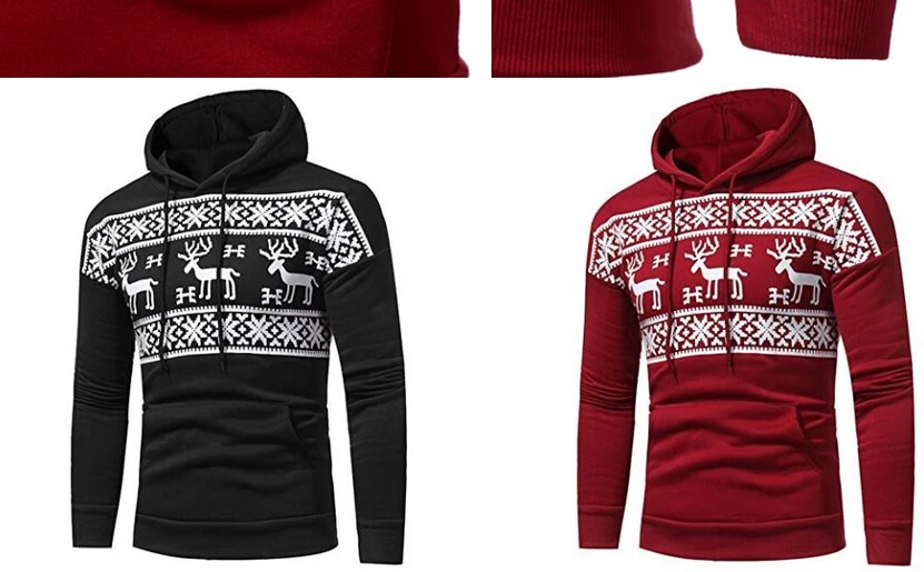 2017 Hot Selling Christmas Men's Hoodies Fashion Elk Graphic Printed Hooded Sweatshirt Pullover Slim Hoodie Xmas Plus Size S-3XL
2017 Hot Selling Christmas Men's Hoodies Fashion Elk Graphic Printed Hooded Sweatshirt Pullover Slim Hoodie Xmas Plus Size S-3XL