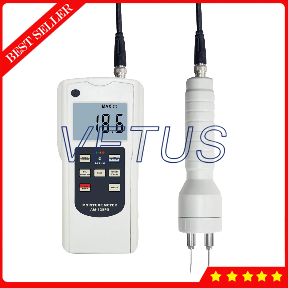 AM-128PS Multifunction Moisture Meter With Two measurement modes For Wood Tobacco Cotton Paper Soil Moisture Tester
AM-128PS Multifunction Moisture Meter With Two measurement modes For Wood Tobacco Cotton Paper Soil Moisture Tester