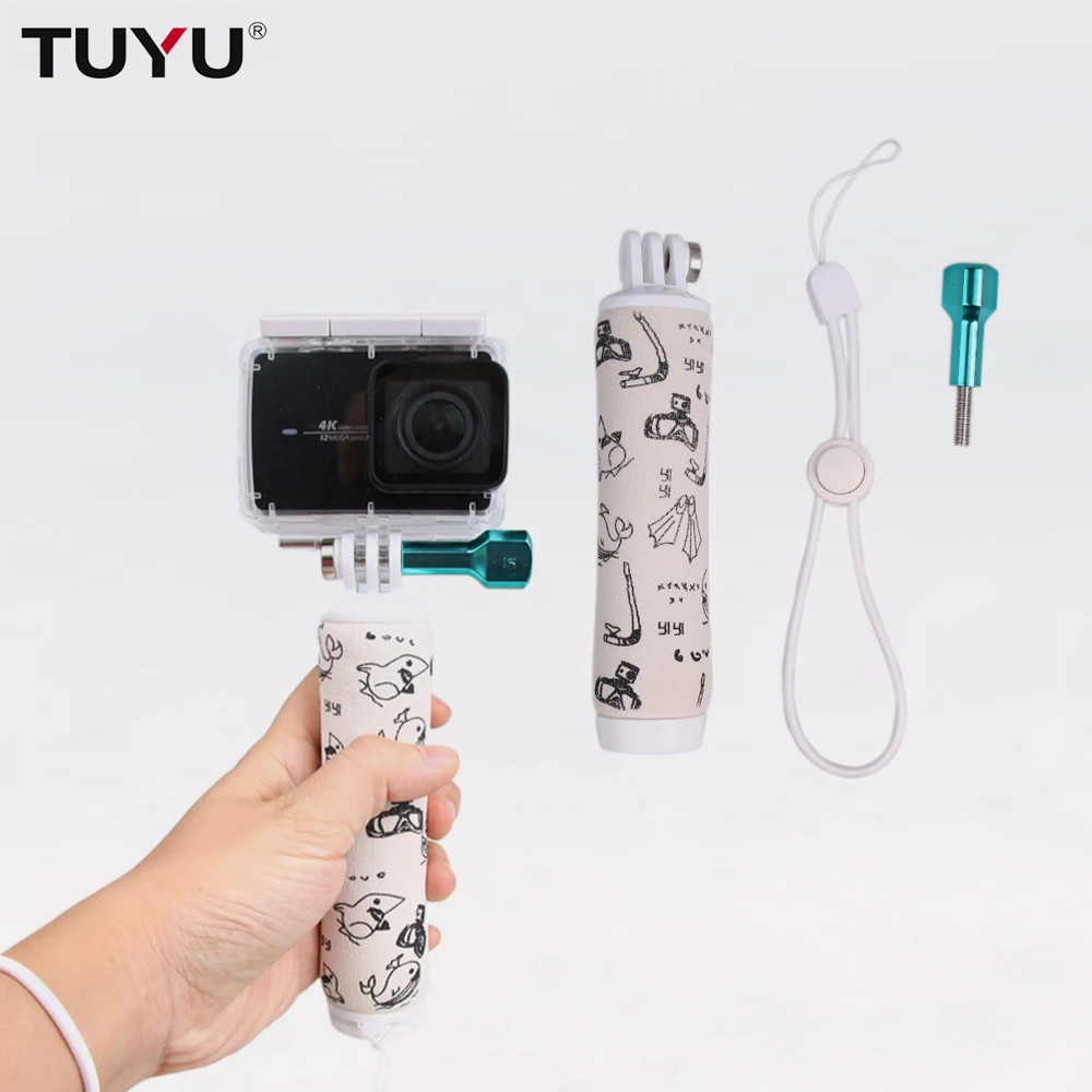 Ручной поплавок TUYU монопод для Gopro XIAO YI Sjcam SJ4000 EKEN аксессуары дайвинга|Чехлы