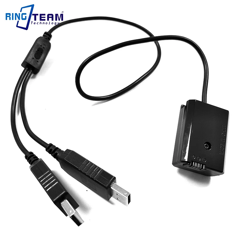 Dual USB - DC Coupler AC-PW20 NP-FW50 Dummy Battery for Sony ILCE A7 A7II A7R A7S A7RII A7 2 A5000 A6300 A6500 A7000 RX10 Camera
Dual USB - DC Coupler AC-PW20 NP-FW50 Dummy Battery for Sony ILCE A7 A7II A7R A7S A7RII A7 2 A5000 A6300 A6500 A7000 RX10 Camera