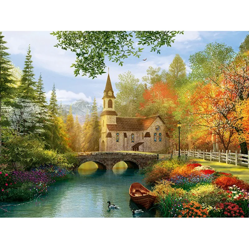 Full square/Round drill Diamond embroidery Bridge and Cabin 5D DIY diamond Painting Cross Stitch Rhinestone Mosaic E22
Full square/Round drill Diamond embroidery Bridge and Cabin 5D DIY diamond Painting Cross Stitch Rhinestone Mosaic E22